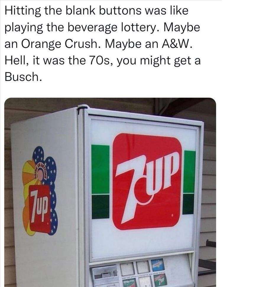 70s soda machine.