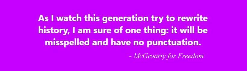 74938121_10208864678788622_212767726163391 McGroarty for Freedom.