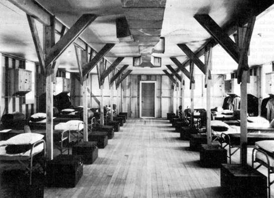 A barracks.