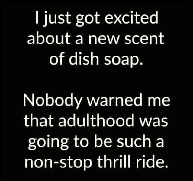 Adulting.