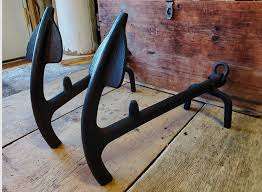 Anchor andirons.