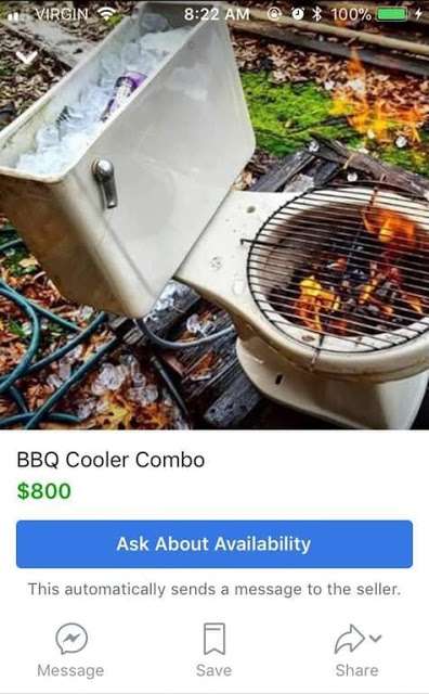 BBQ cooler.