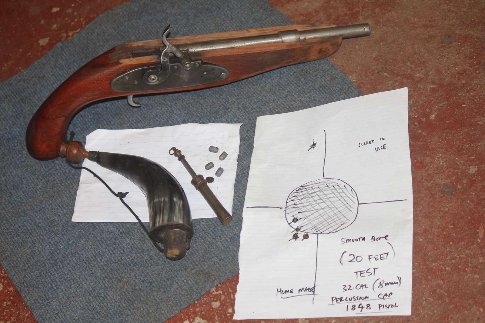 BUILDING A PERCUSSION PISTOL ---ALL PHASES --ONE YEARS WORK 006.JPG
