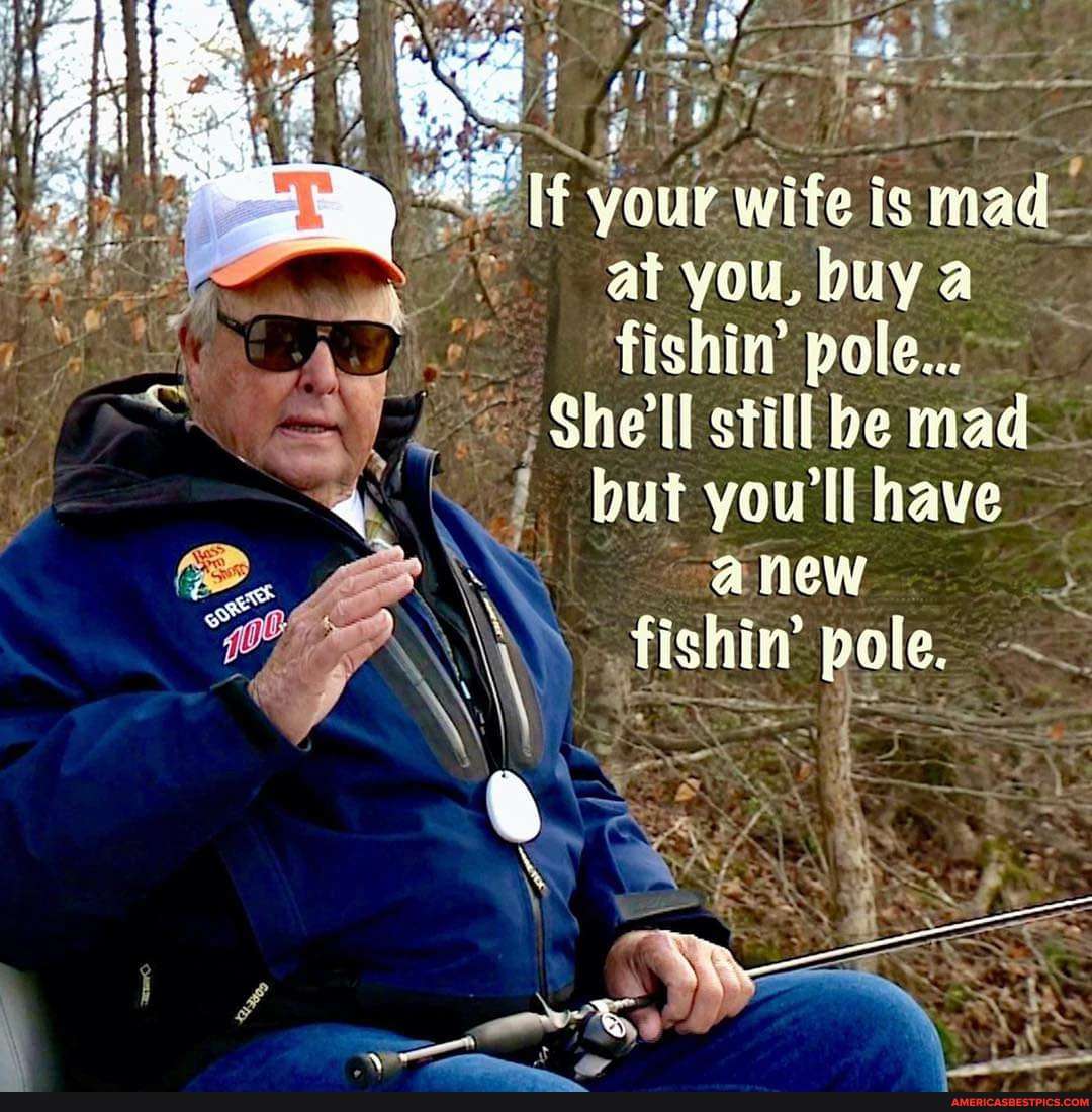buy a fishing pole.