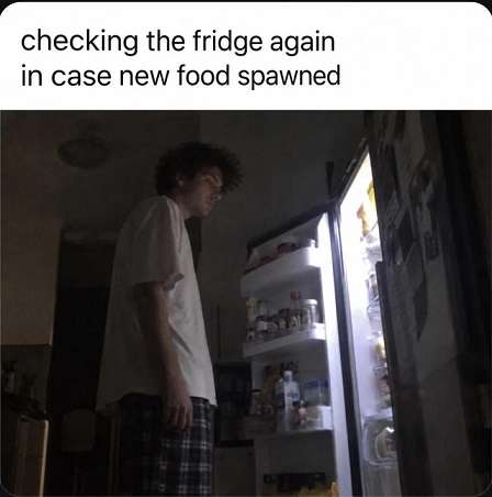 Checking-the-fridge.