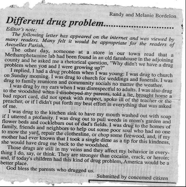 Drug Problem.