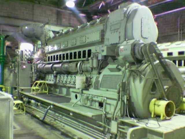 Fairbank Morse submarine diesel engine.