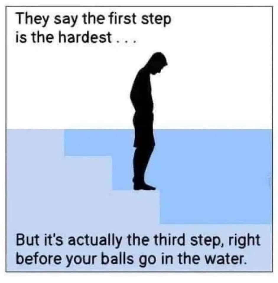 first step.