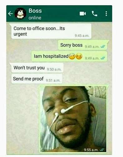 Hospitalized.