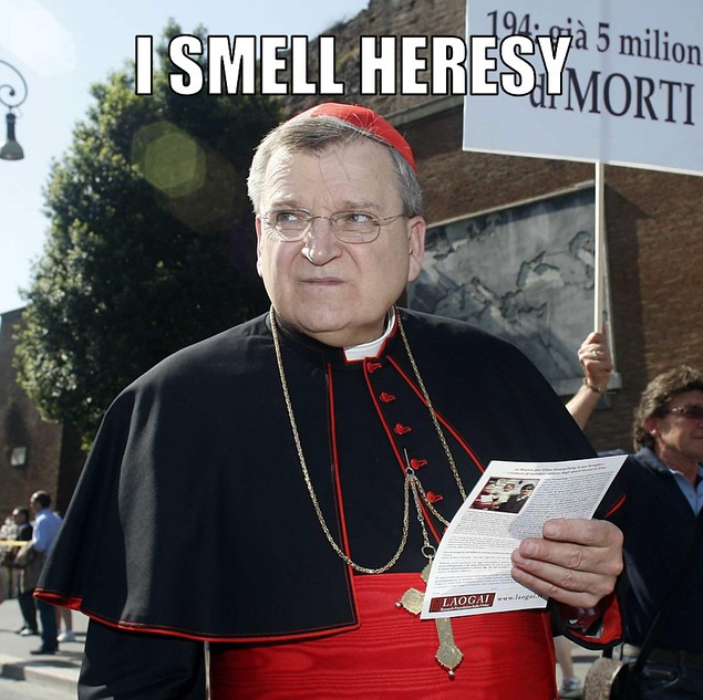 I smell Heresy.