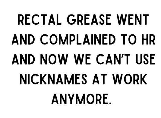 Nicknames.