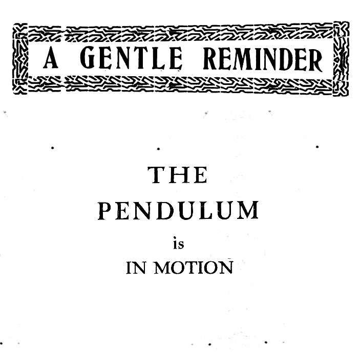 Pendulum.