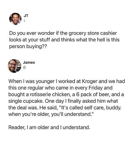Self-care.