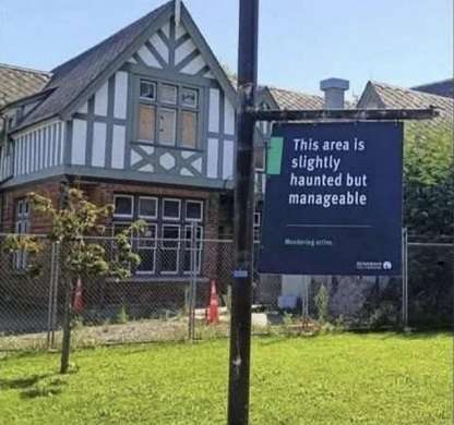 Slightly-haunted.