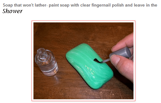 Soap.