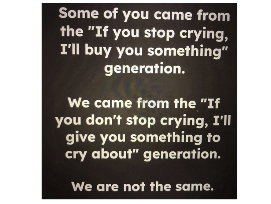 Something to cry about.