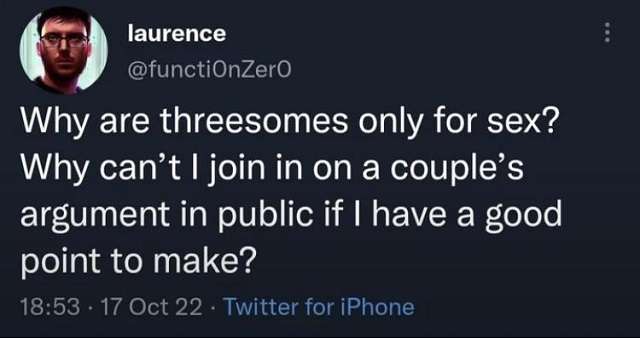 Threesome.