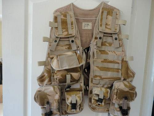 UK Tactical Load Carrying Vest -Desert Pattern.