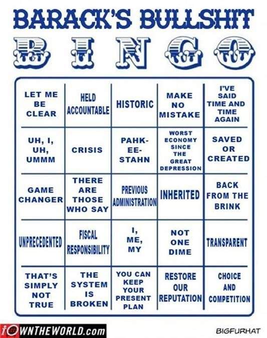 Zero's bingo sheet.
