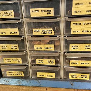 Coleman Parts Box Labels