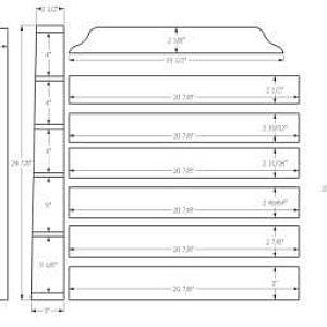 Parts-rack-measured-drawing