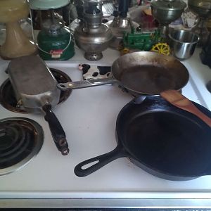 Quality seasoned cooking pans