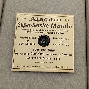 Aladdin PL-1 Service Mantle