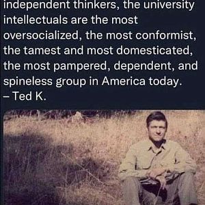 Ted K On Faculty