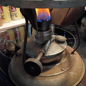 1908 LF&C alcohol burner