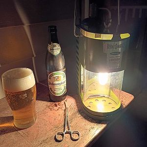 Punctured plate dual beam