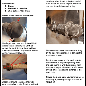 Fitting replacement element