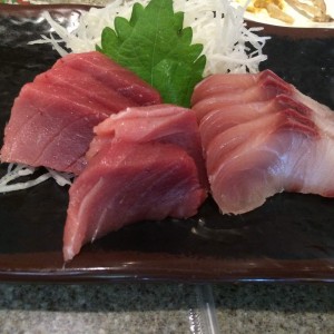 Sashimi - chutoro and hamachi