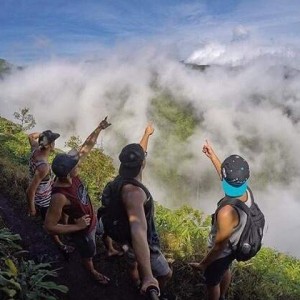 Local boys above the clouds