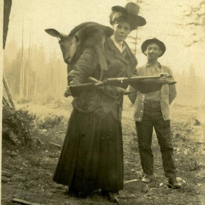 Another lady and her hunting bounty