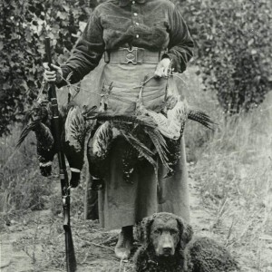 A lady and her hunting bounty
