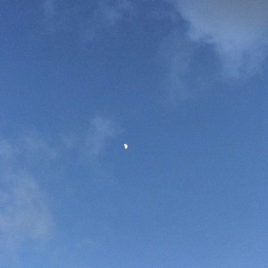 Moon over soccer practice