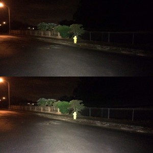 Night ride to test bike light