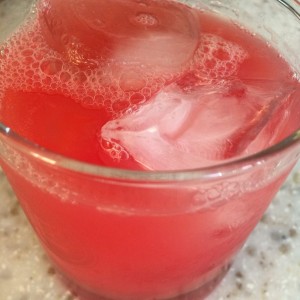Pre-soccer watermelon juice