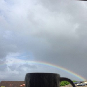 Rainbow & coffee
