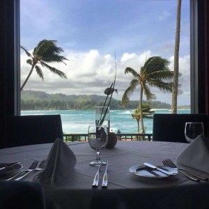 Table with a view @ Turtle Bay