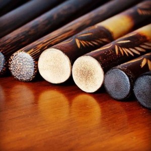 Steve's beautiful collection of Escrima sticks