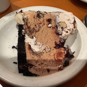 Took the family out to dinner.  I got a little mud pie after steak.