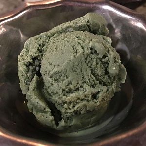 Green tea ice cream