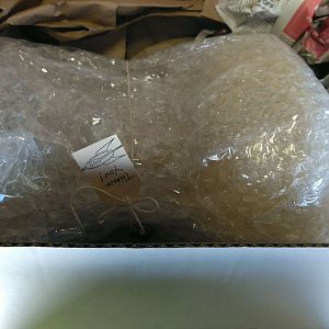 Double layer of bubble wrap