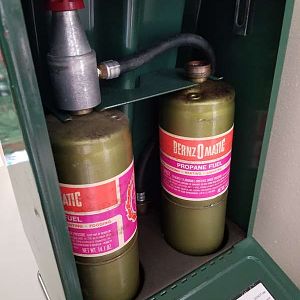 Propane heater hose and regulator