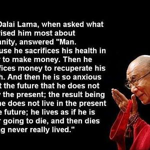 Dalai Lama on life