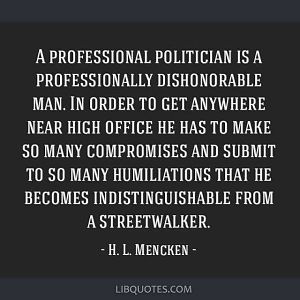 Mencken On Politicians