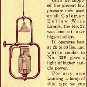 Coleman 22 Hollow Wire Ad.